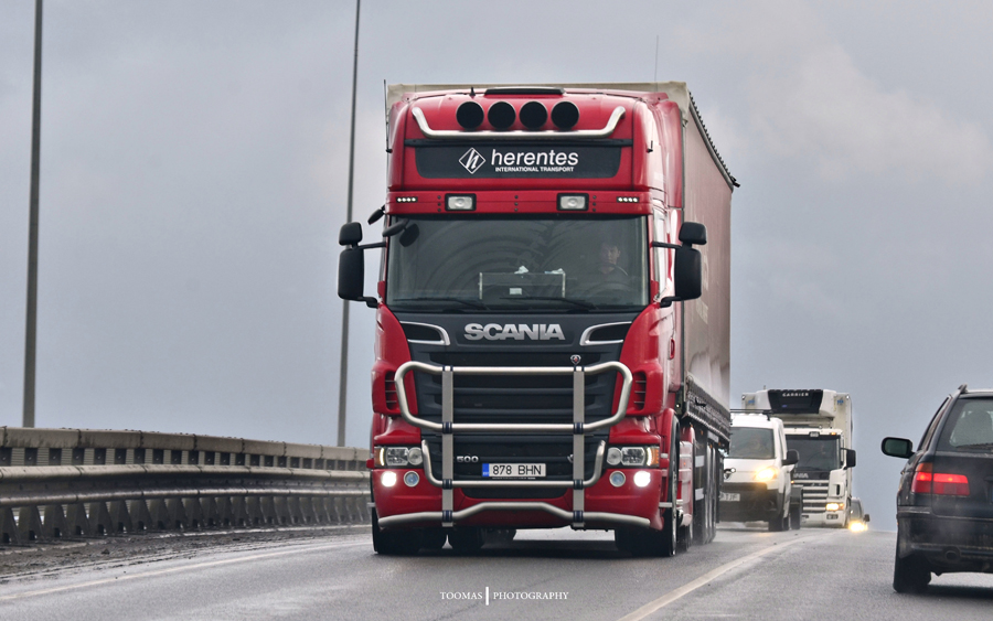 Scania R 500 V8 - Herentes 878BHN 244volv